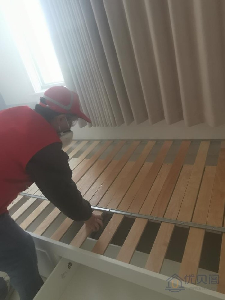 优贝阁保利天汇甲醛治理案例-床处理